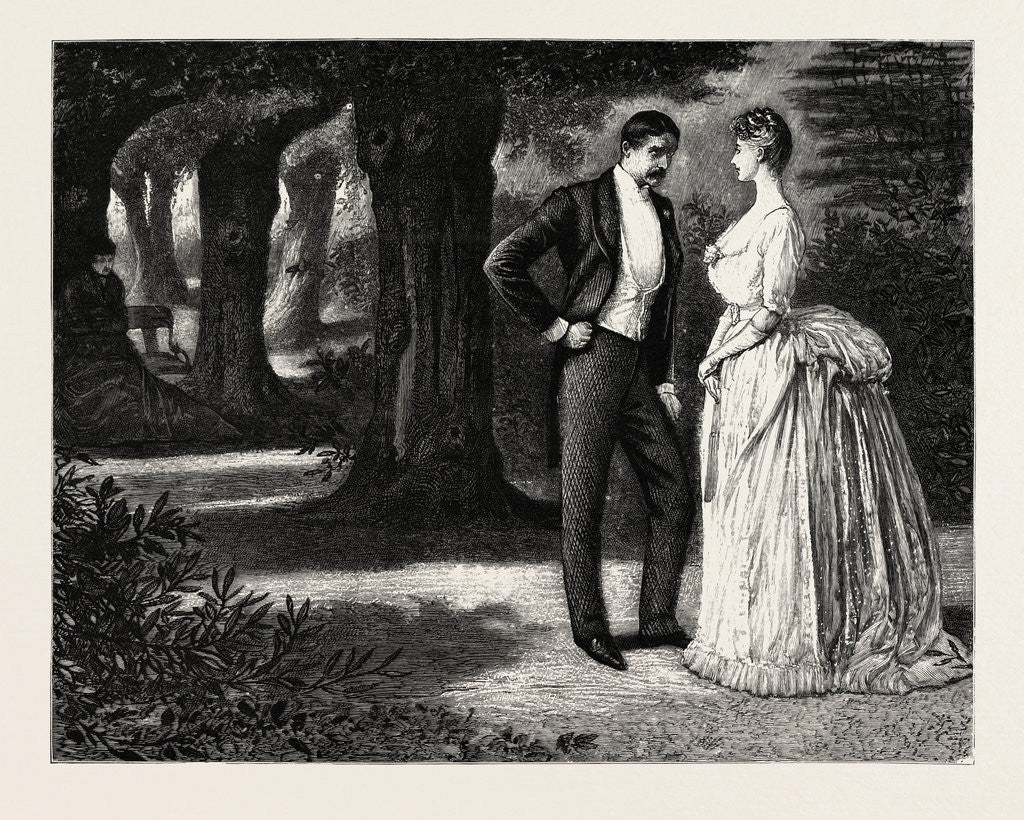Detail of Man and Woman by Anonymous