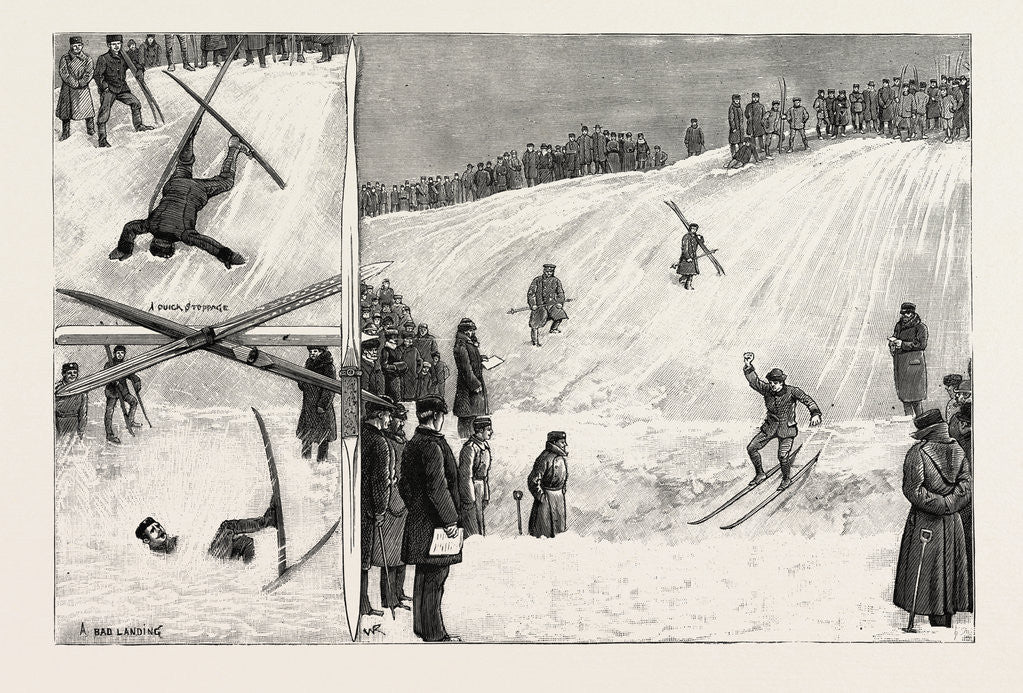 Detail of Winter Recreations in Finland by Anonymous