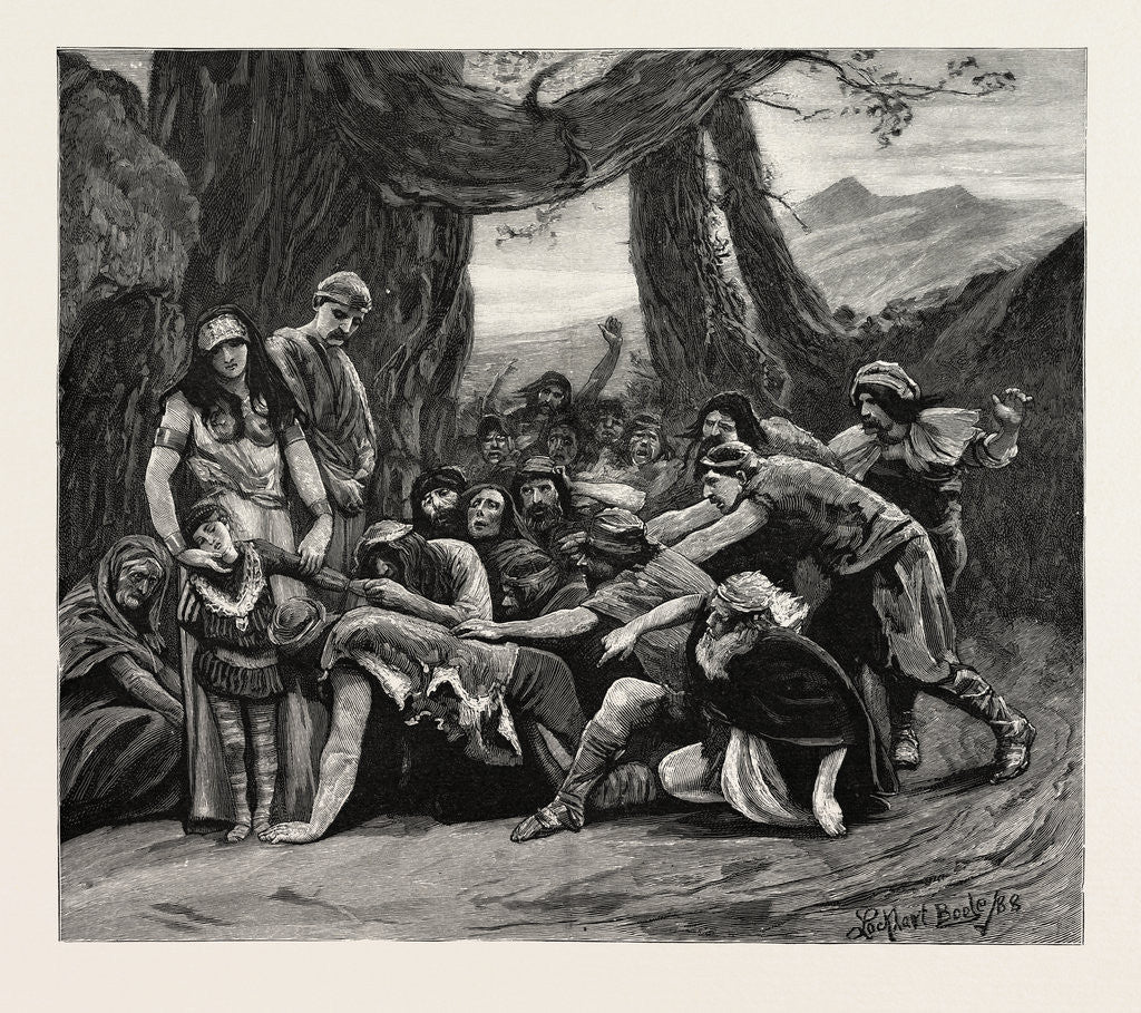 Detail of The Gypsies Worshipping the Stolen Child, Scene from the Sorceress by Anonymous