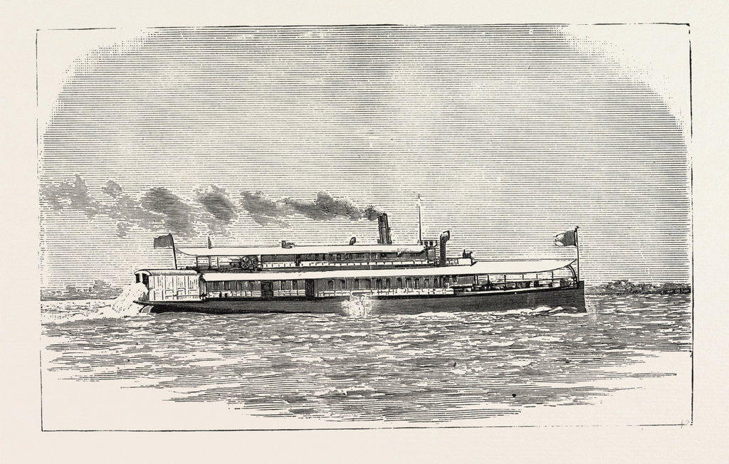 Detail of The S.S. 44 Kuling, Yangtze River China by Anonymous