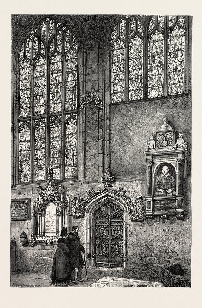 Detail of View in the Chancel, Holy Trinity Church, Stratford-on-Avon by Anonymous