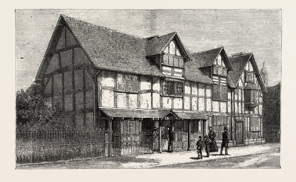 Detail of House in which Shakespeare Was by Anonymous