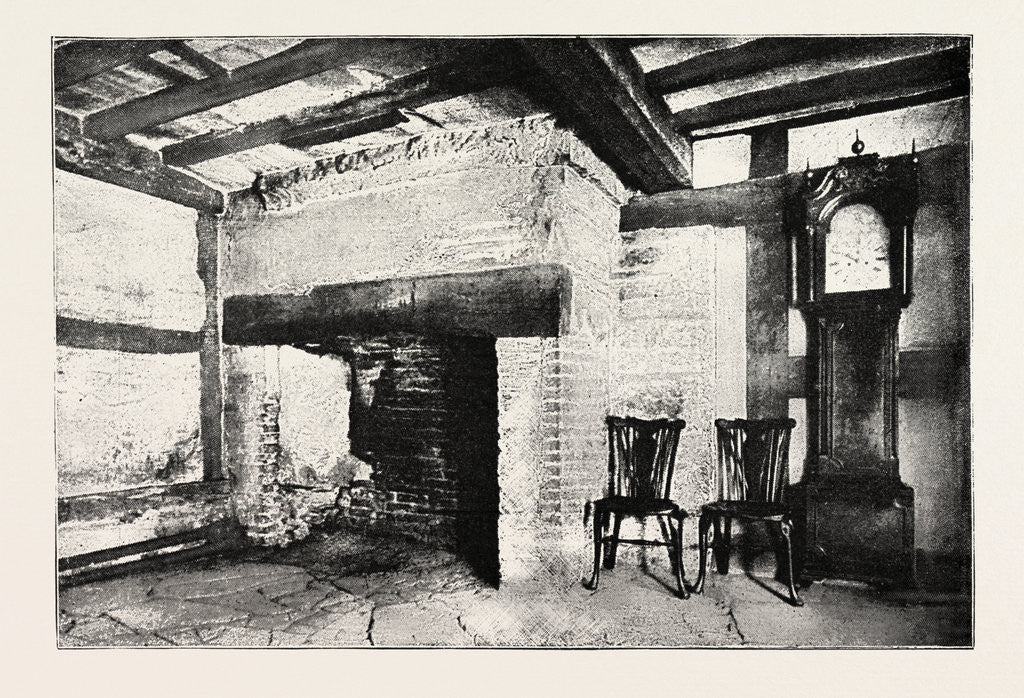 Detail of Kitchen of the House in which Shakespeare Was Born, Stratford-on-Avon by Anonymous