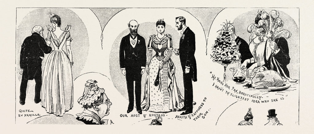Detail of The Ball Given at the Mansion House in Honour of the Coming of Age of the Lord Mayor's Son, London by Anonymous