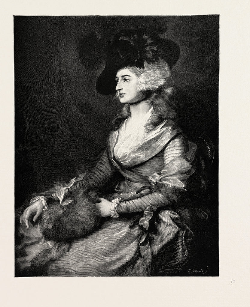 Detail of Mrs. Siddons by Anonymous