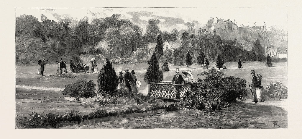 Detail of Bournemouth, View in Public Gardens by Anonymous
