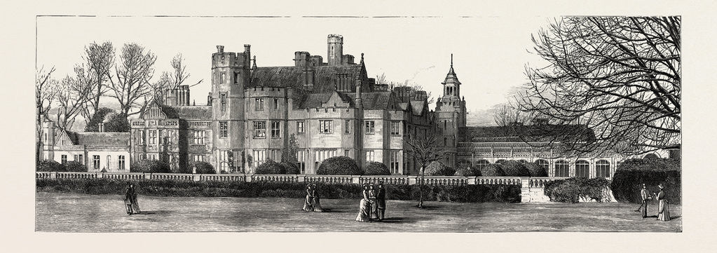 Detail of Canford Manor, the Residence. of Lord Wimborne by Anonymous