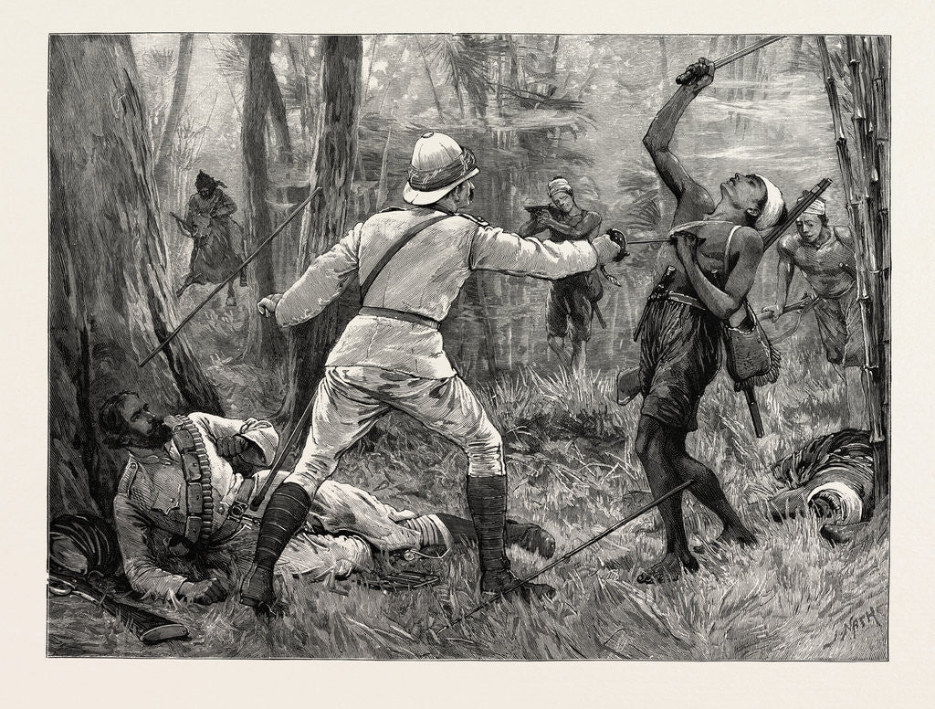 Detail of Surgeon Crimmin Winning the Victoria Cross at the Battle of Nga Kyaing, Burma by Anonymous