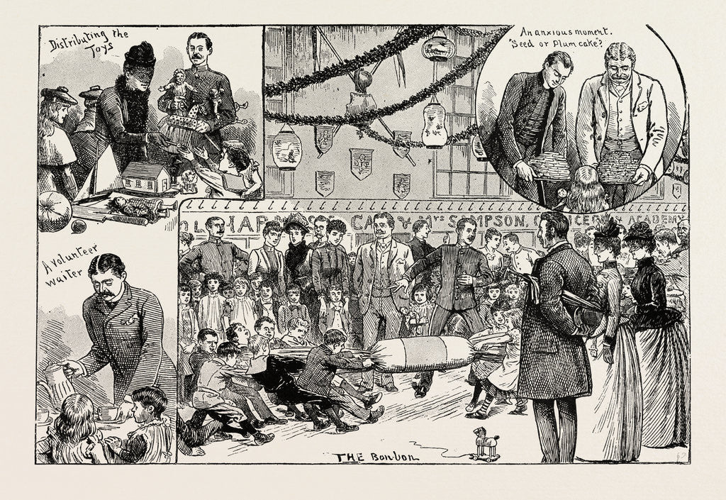 Detail of Children's New Year's Party Given at the Royal Military Academy, Woolwich by Anonymous