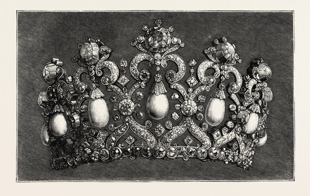 Detail of The Diadem to Be Worn by the Empress of Germany by Anonymous
