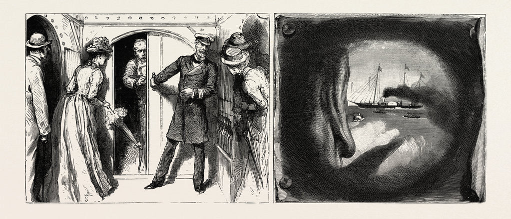 Detail of Sketching and Photographing on Board Ship by Anonymous