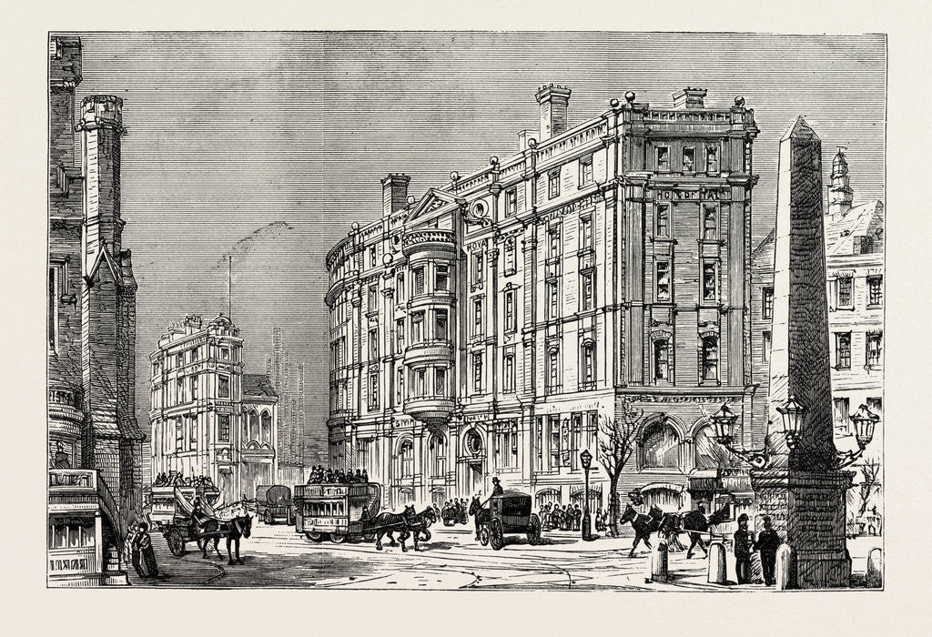 Detail of The Royal South London Ophthalmic Hospital by Anonymous