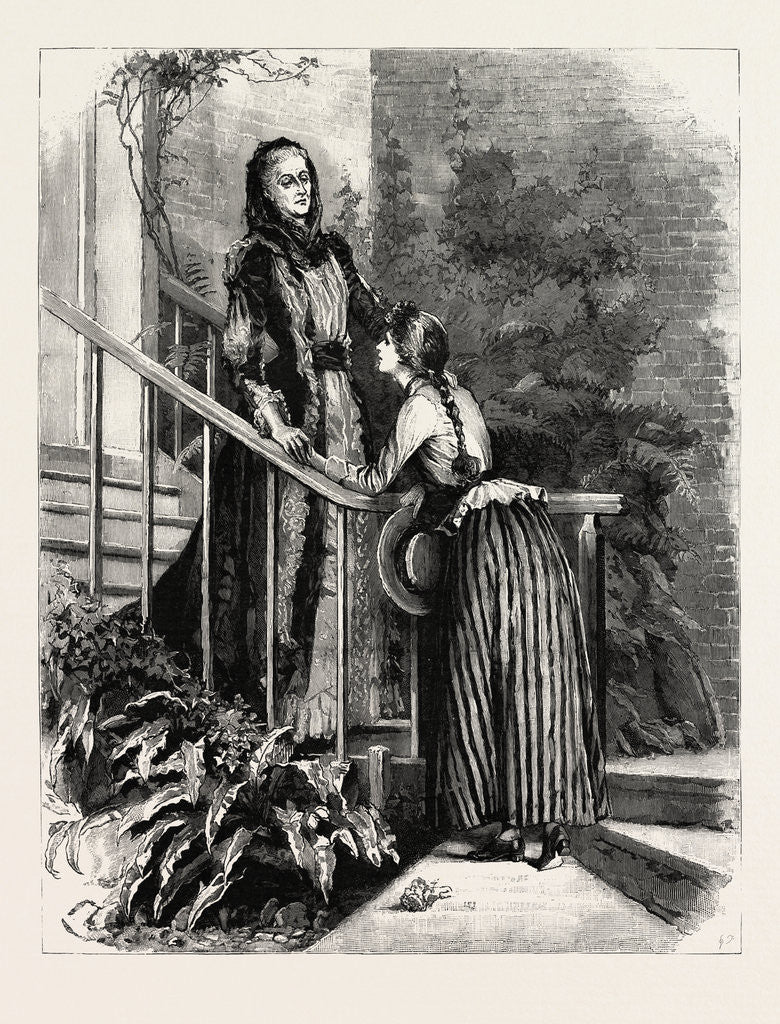 Detail of Aunt Charlotte and Mildred by Anonymous