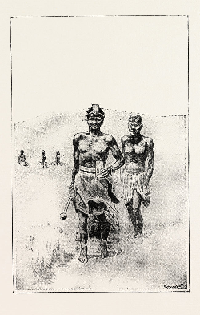 Detail of Swaziland, His Last Walk, the Lord High Executioner and a Victim by Anonymous