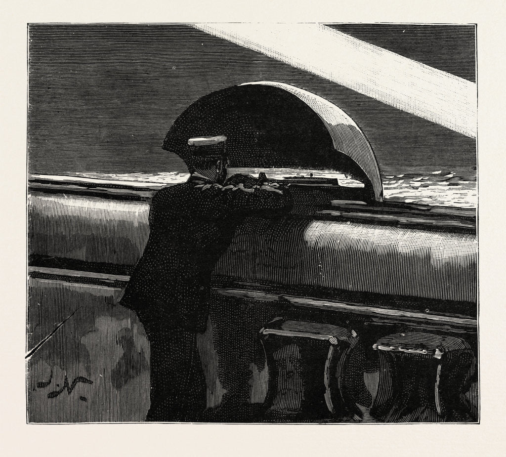 Detail of Night Quarters on Board a Man of War, at the Director by Anonymous