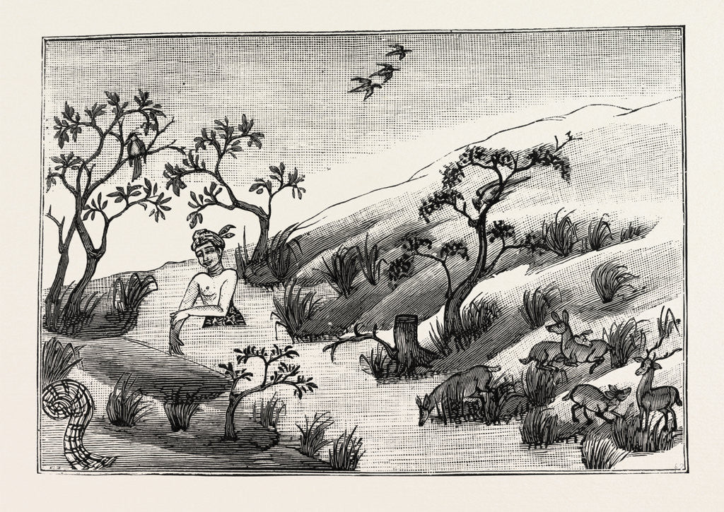 Detail of Life of a Burmese Dacoit, He Spends His Youth in Idleness and Enjoyment by Anonymous