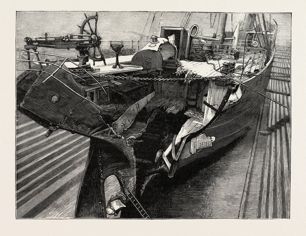 Detail of The Collision Between the S.S. Toreador and La Bourgogne by Anonymous