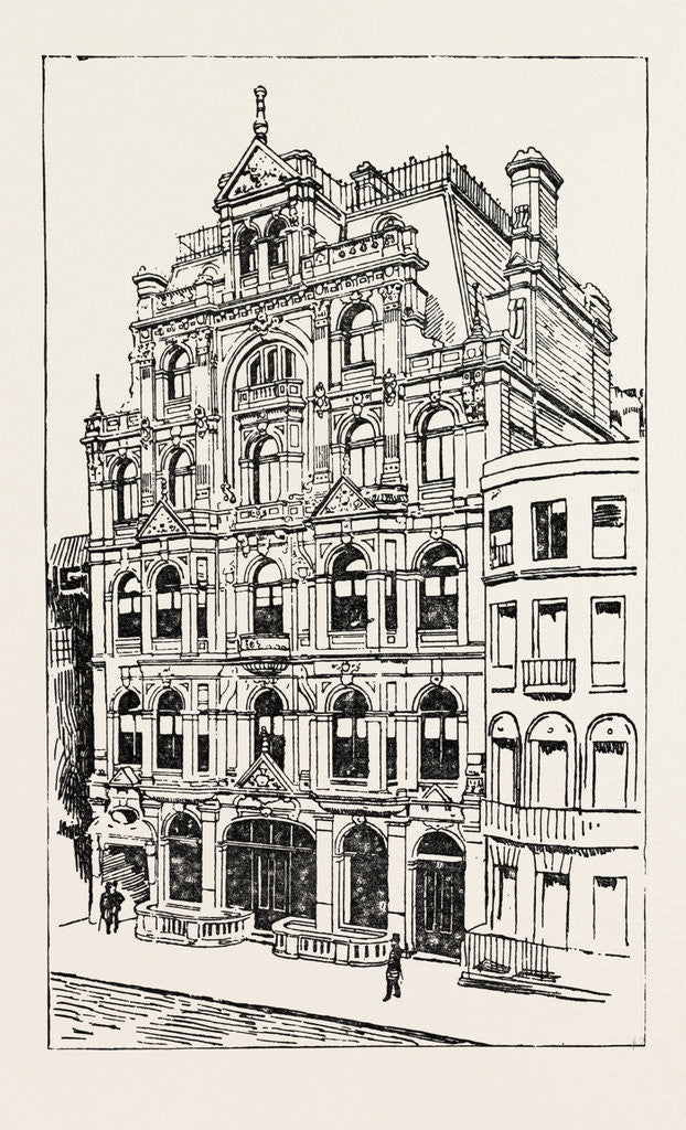 Detail of Exterior of the Meistersingers Club, London by Anonymous