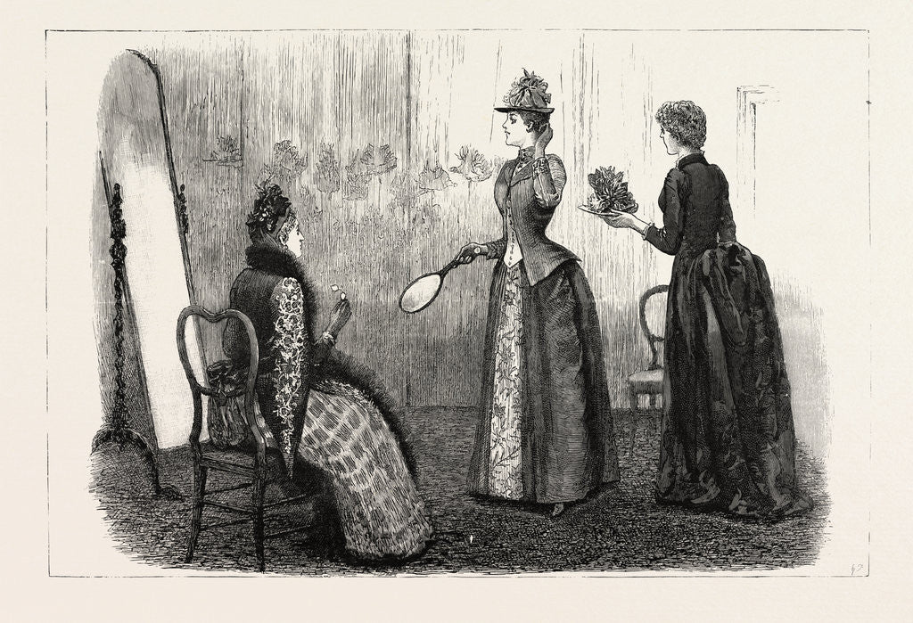 Detail of At the Milliner's by Anonymous