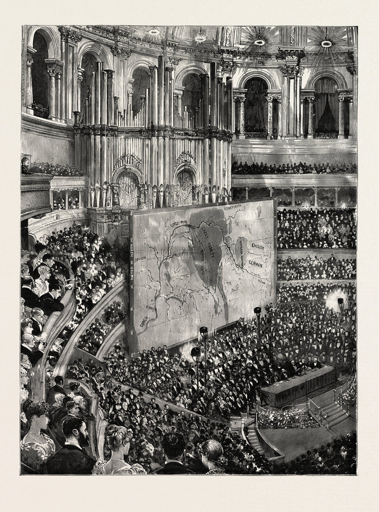 Detail of Mr. Stanley at the Albert Hall by Anonymous