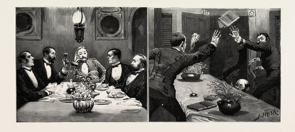 Detail of Experiences of a Marine Subaltern on Joining His Ship, My First Embarkation by Anonymous