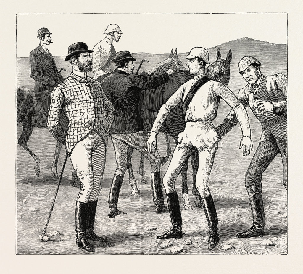 Detail of The Navy Cup at Gibraltar, the Midshipman Weighing Out by Anonymous