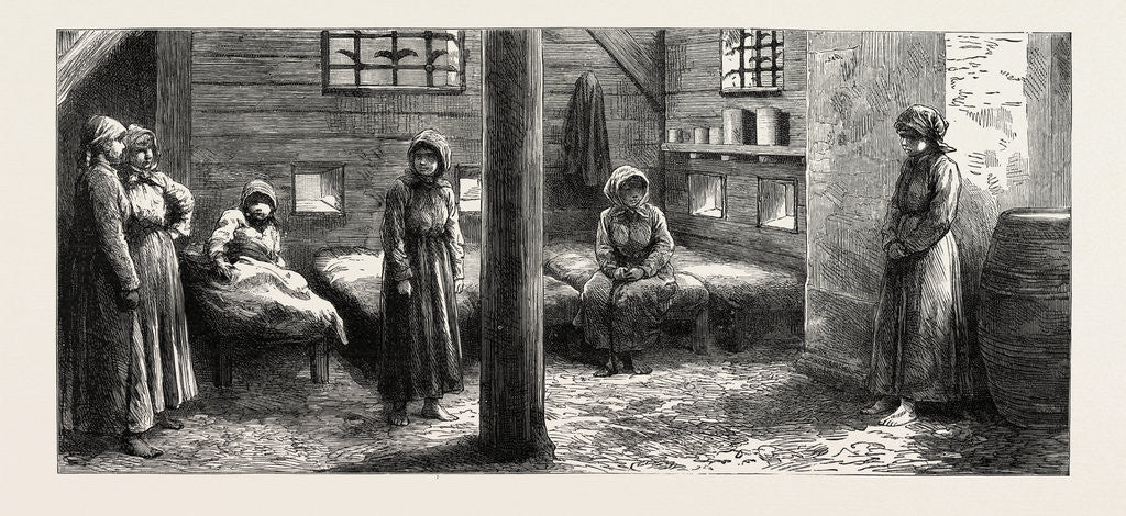 Detail of Kharsakov, Russia: the Women's Ward in the Convict Prison by Anonymous