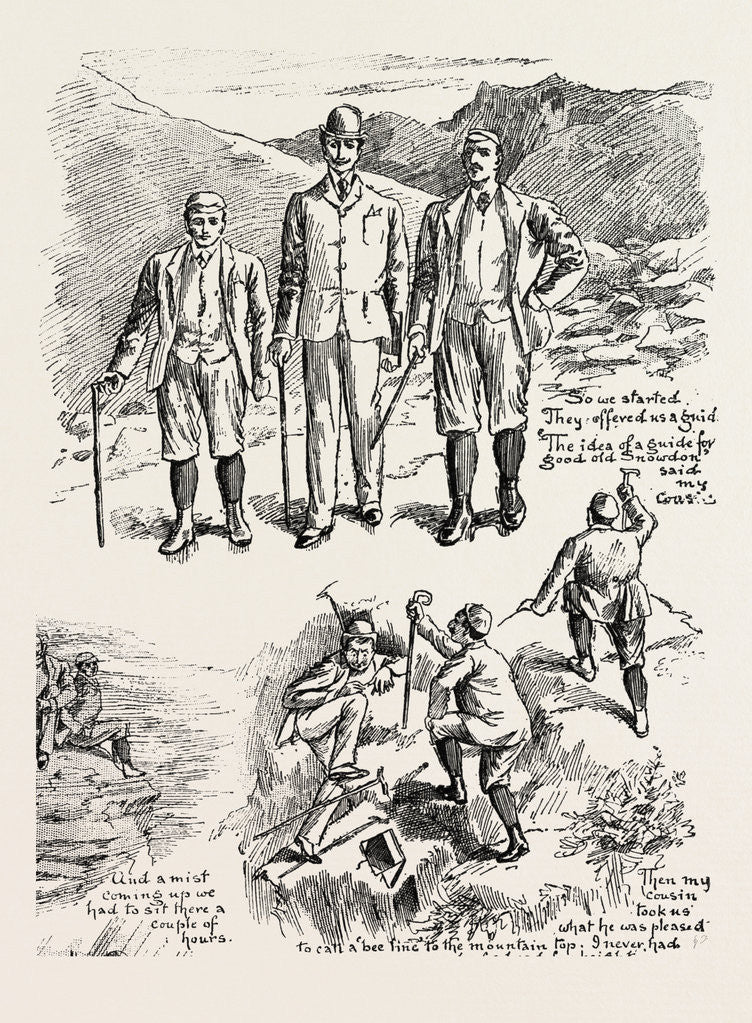 Detail of An Ascent of Snowdon by Anonymous