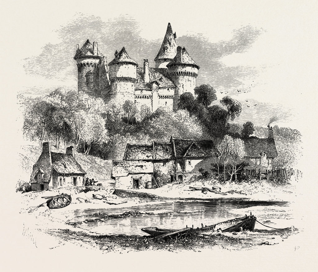 Detail of Chateau De Combourg, Normandy and Brittany, France by Anonymous