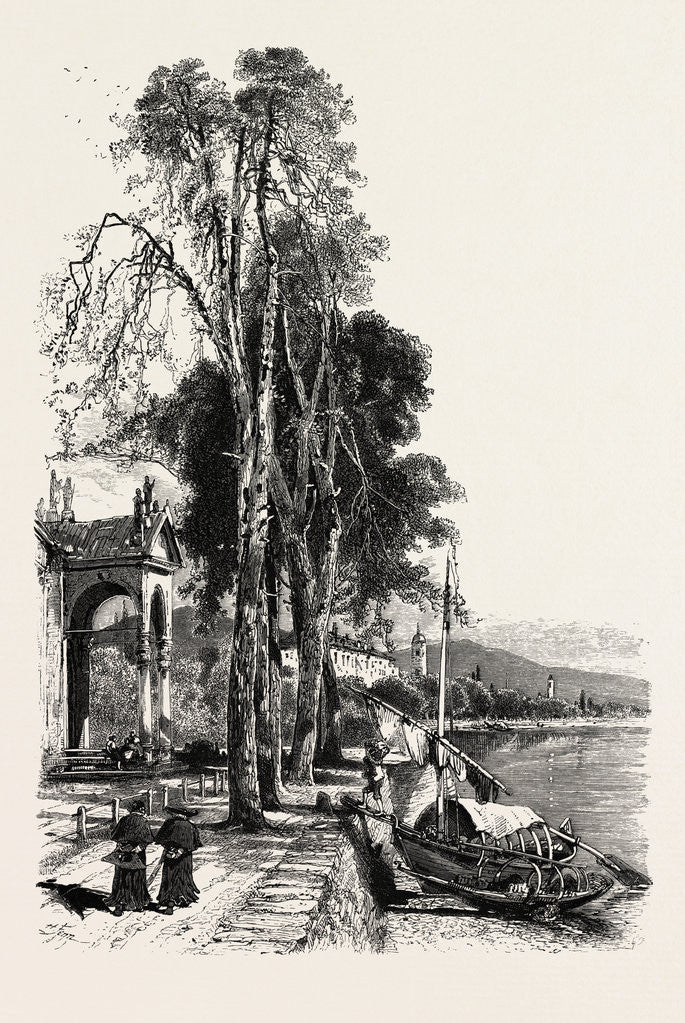 Detail of Luino, Lago Maggiore, the Italian Lakes, Italy by Anonymous