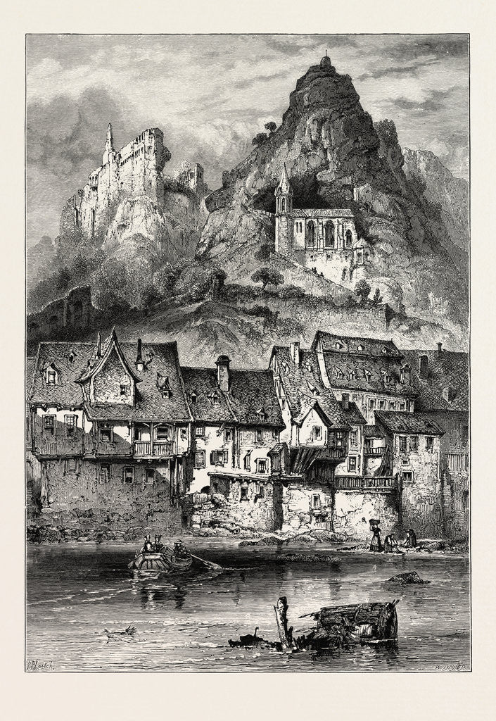 Detail of Oberstein, the Rhine, Germany by Anonymous