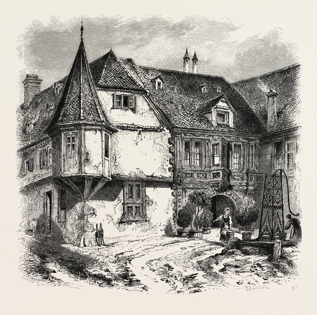 Detail of House at Sobernheim, the Rhine, Germany by Anonymous
