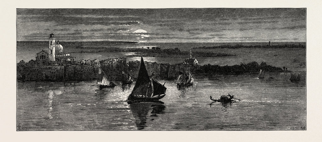 Detail of Looking Out to Sea, at Venice, Italy by Anonymous