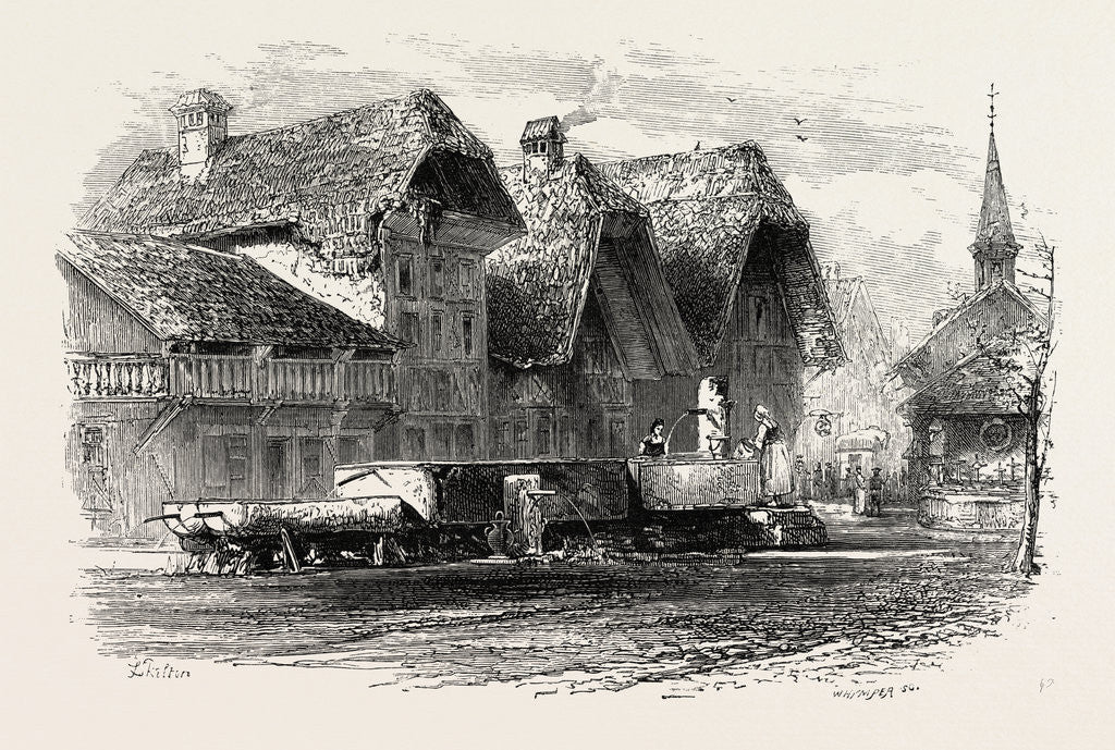 Detail of Escholtzmatt, Bernese Oberland, Berner Oberland, Switzerland by Anonymous