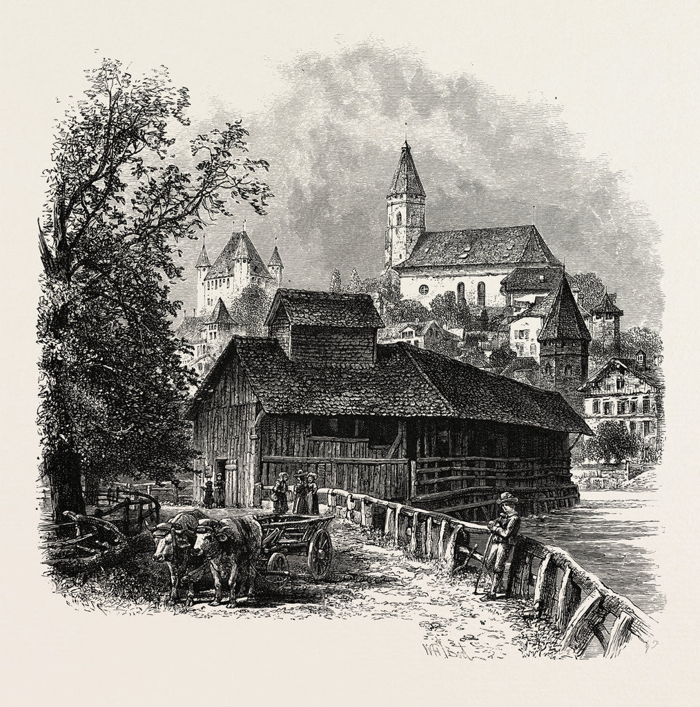 Detail of Thun, Bernese Oberland, Berner Oberland, Switzerland by Anonymous