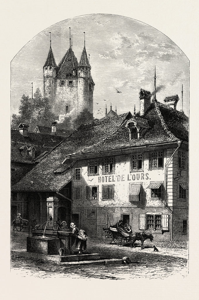 Detail of Thun, Bernese Oberland, Berner Oberland, Switzerland by Anonymous