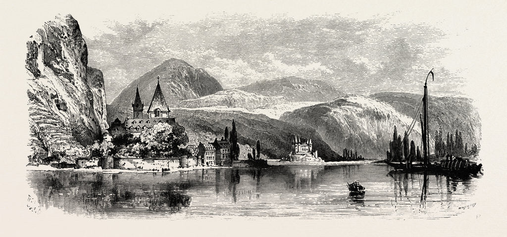 Detail of Remagen, the Rhine, Germany by Anonymous