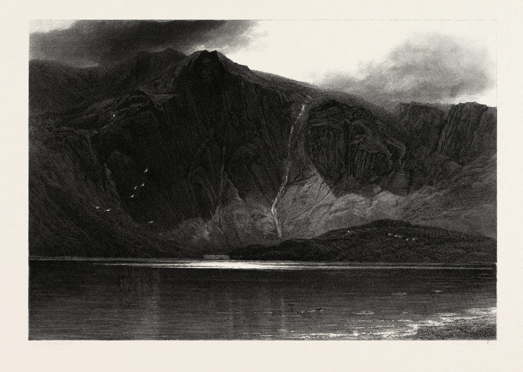 Detail of Llyn Idwal, Snowdonia, Wales by Anonymous