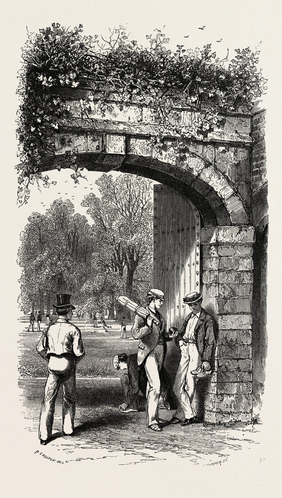 Detail of Eton, Entrance to the Playing Fields by Anonymous