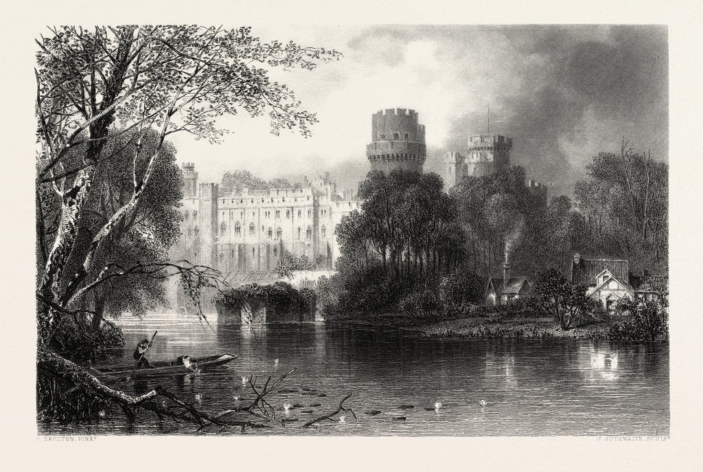 Detail of Warwick Castle by Anonymous