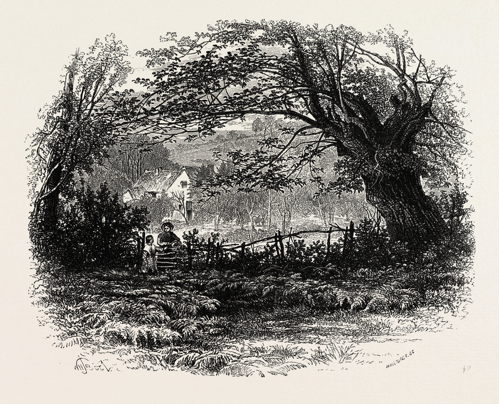 Detail of In Depedale, the Dales of Derbyshire by Anonymous