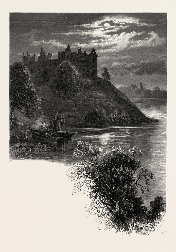 Detail of Linlithgow Castle, Edinburgh and the South Lowlands, Scotland, Great Britain by Anonymous