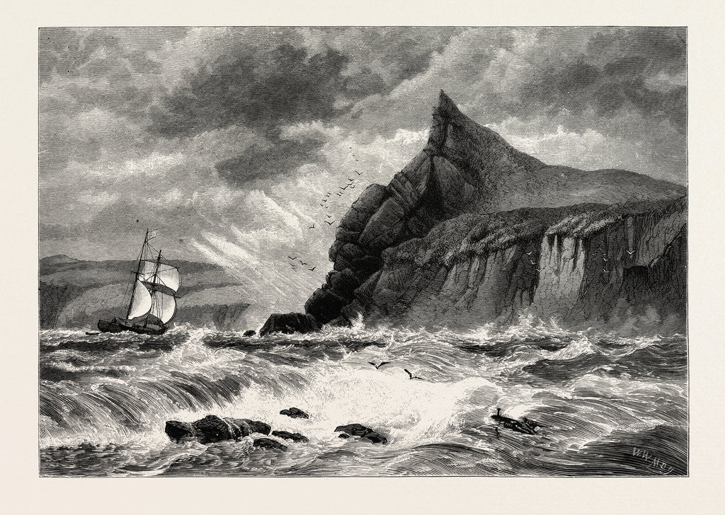 Detail of The Entrance to Fowey Harbour, Cornwall by Anonymous