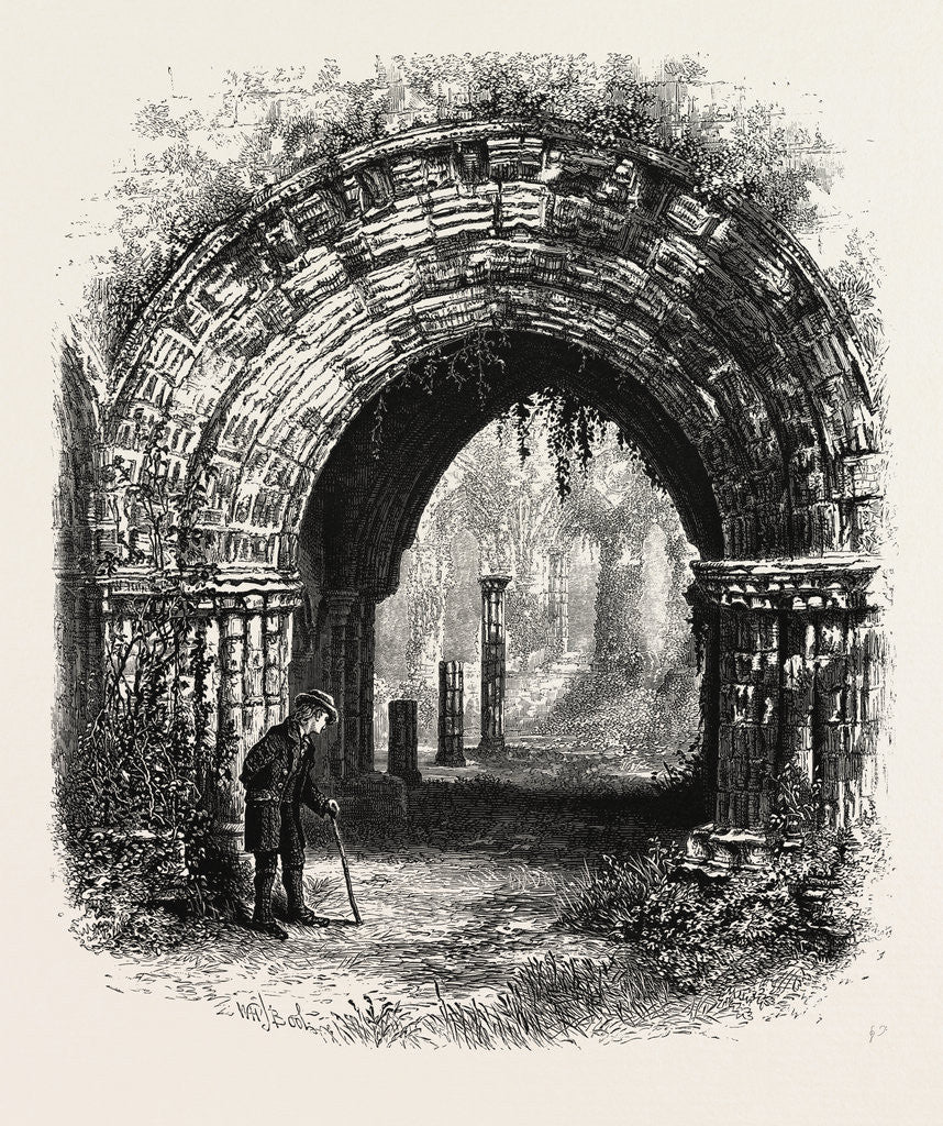 Detail of Furness Abbey by Anonymous