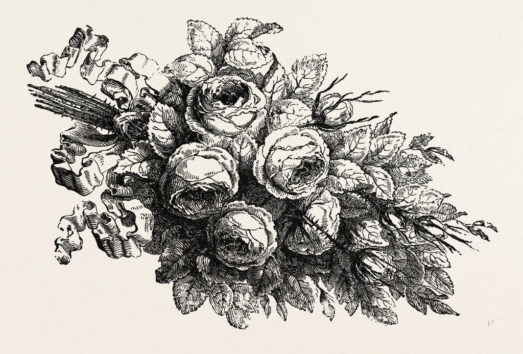 Detail of Flowers by Anonymous