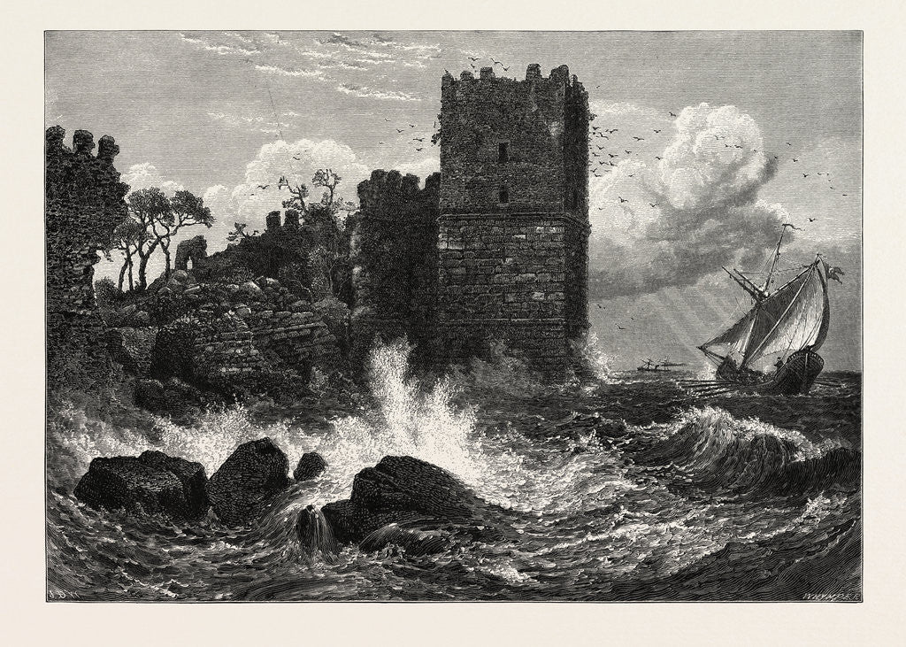 Detail of Mermer Kali on the Sea of Marmora, Constantinople, Istanbul, Turkey by Anonymous