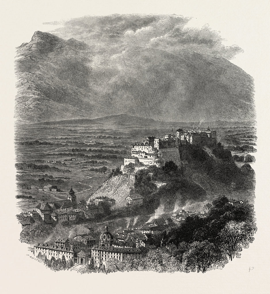 Detail of Salzburg, Austria by Anonymous
