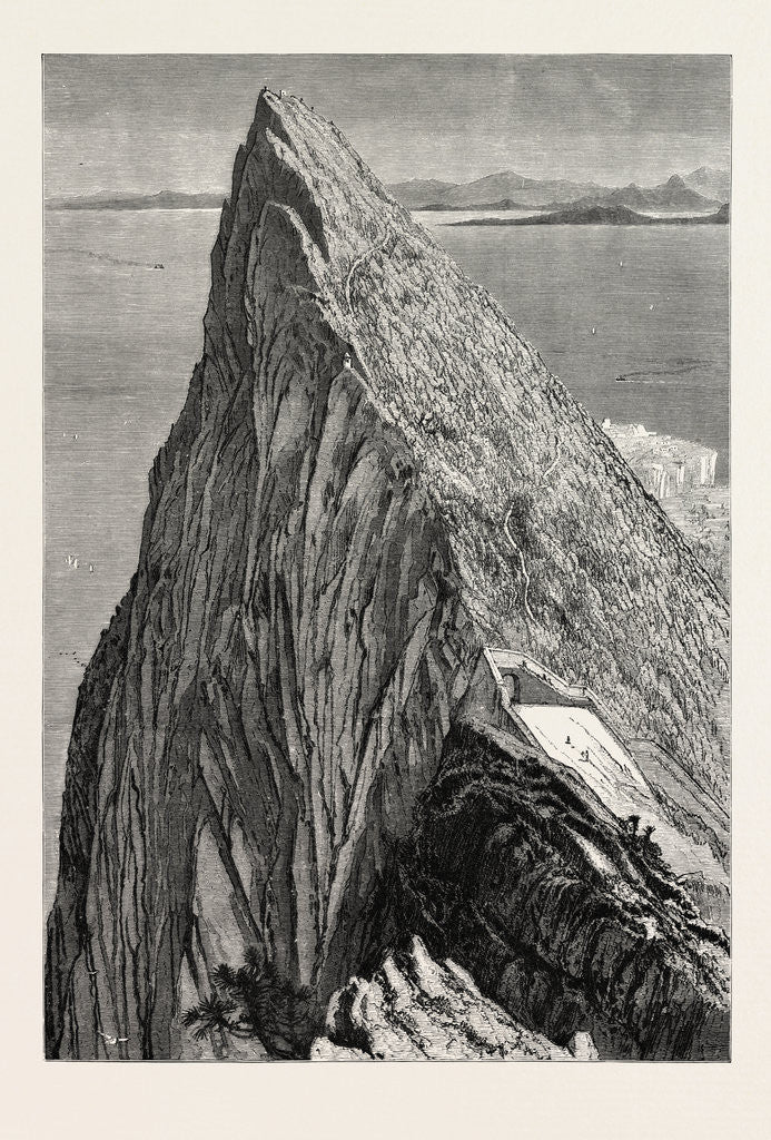 Detail of Gibraltar and Africa by Anonymous