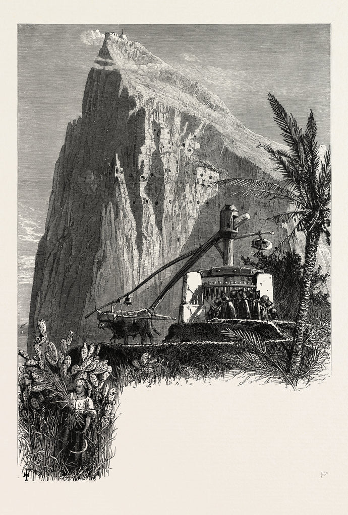 Detail of Gibraltar and Ronda, North Front by Anonymous