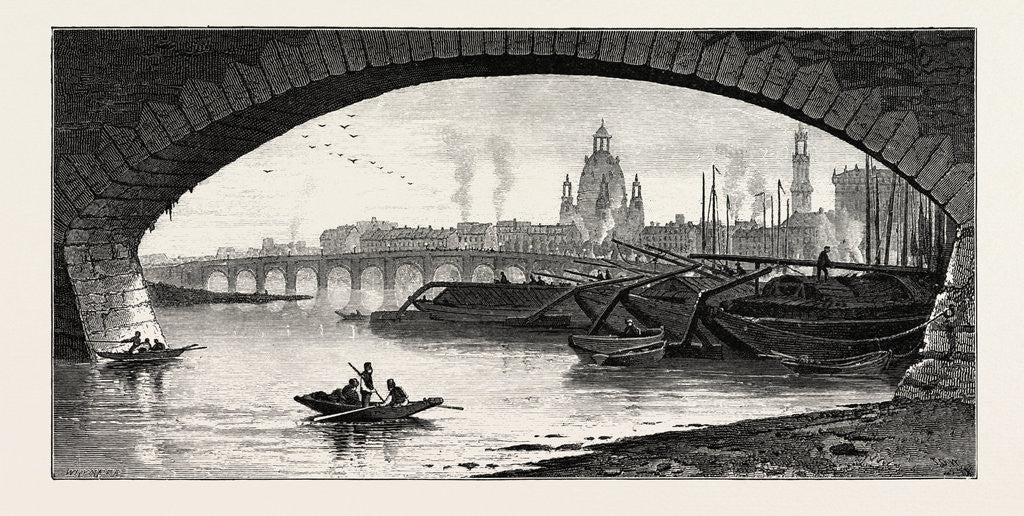 Detail of Under the Bridge, Dresden, Germany by Anonymous
